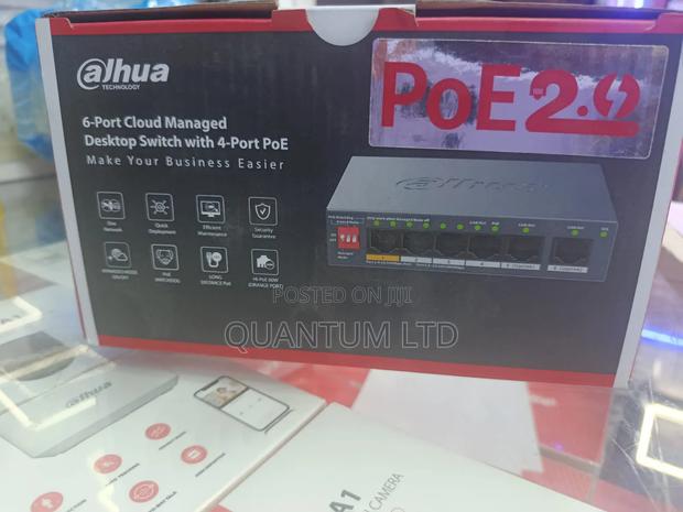 4-Port Poe Dahua 6-Port Cloud Managed Desktop Switch - thumbnail 3