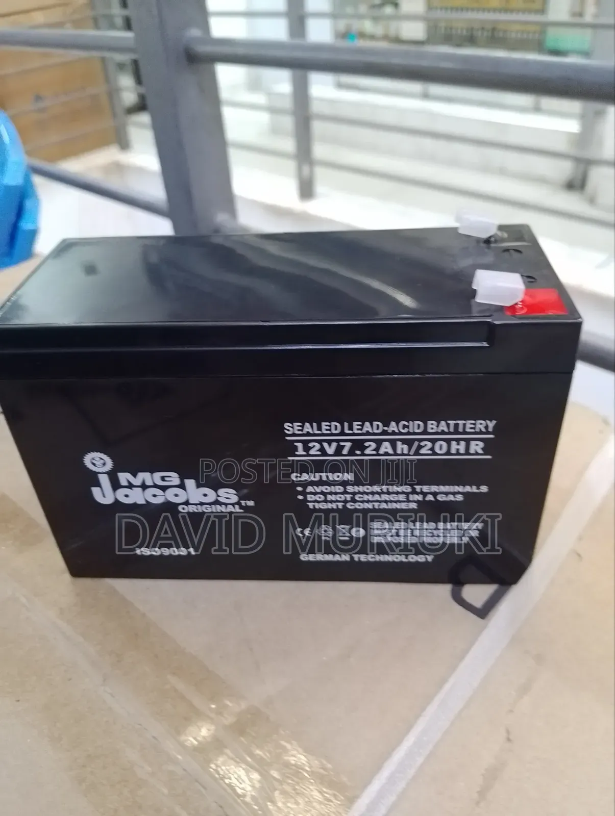 Mg Jacobs 12v 7.2ah/20hr