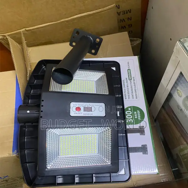 Smart Outdoor Lighting –300w Solar Lamp With Remote Control
