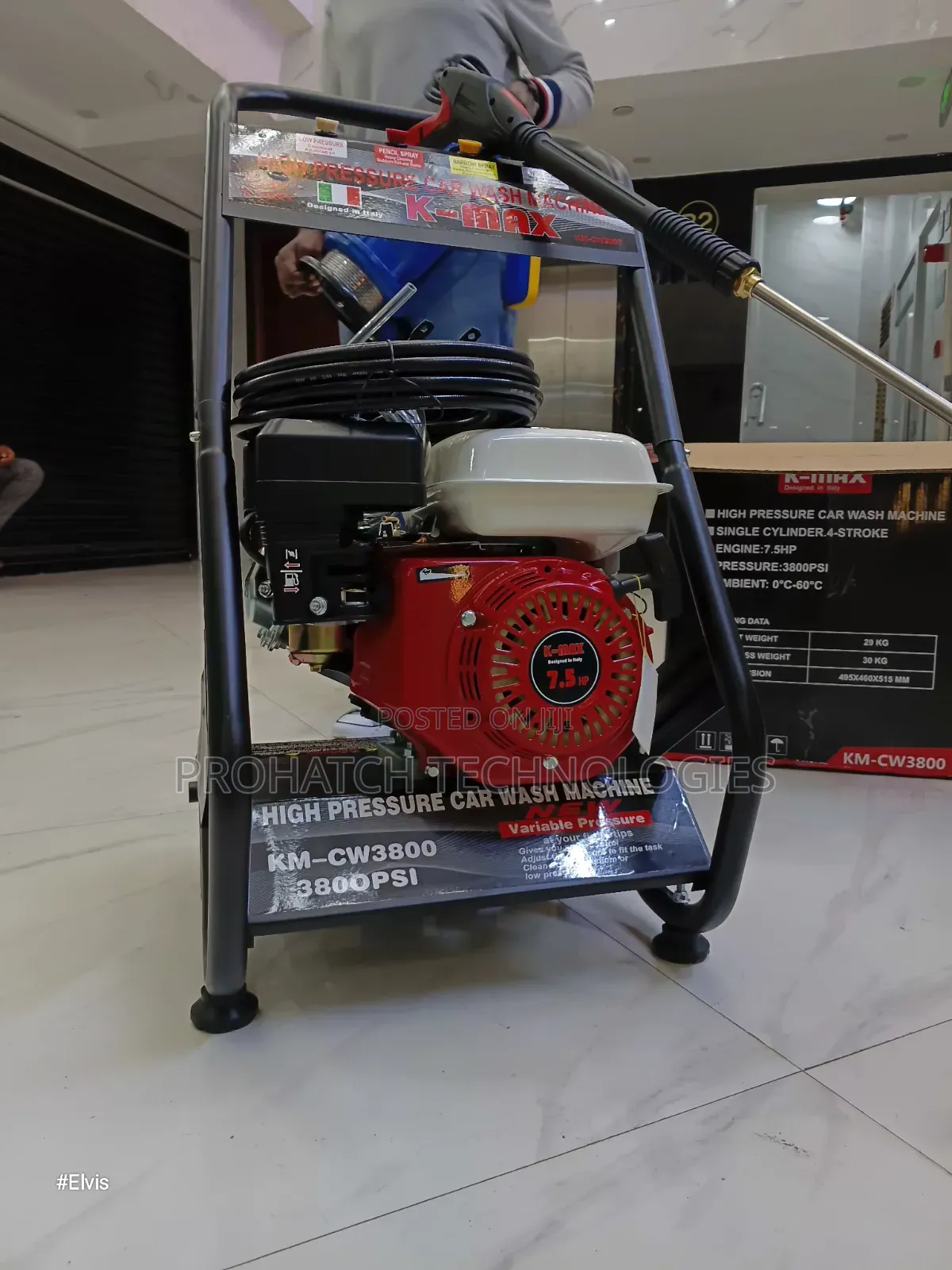 K Max 3800psi Petrol Car Wash Machine