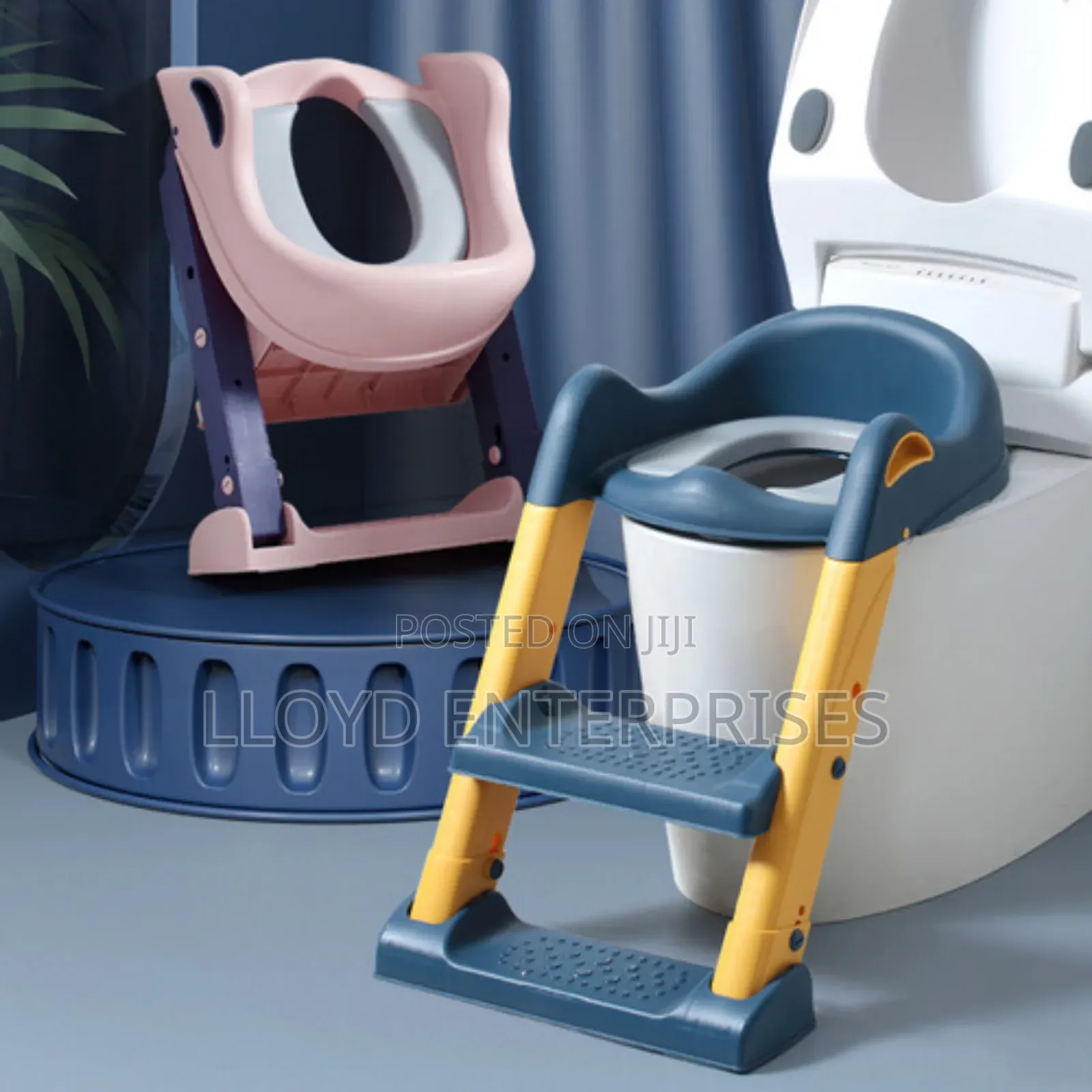 Durable Plastic Toilet Ladder