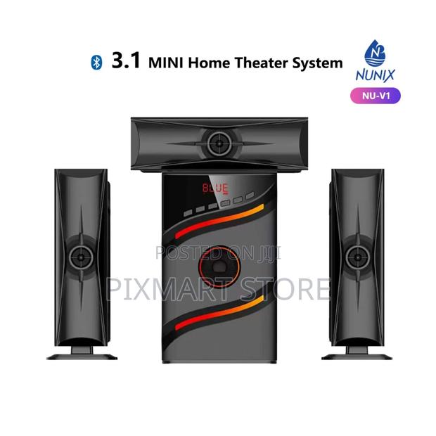 Nunix 3.1 Channel Subwoofer Nu-V1 With Remote Fm Radio