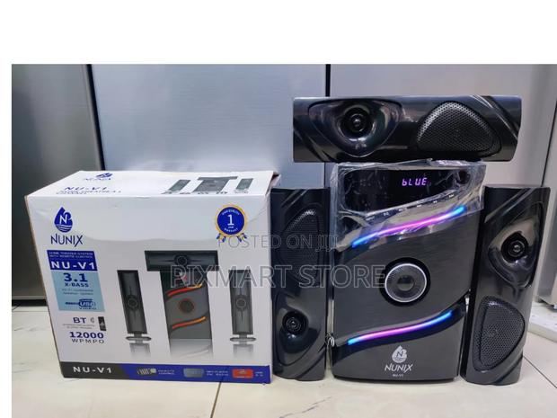 Nunix Nu V2 3.1 Woofer System Bluetooth Usb Fm