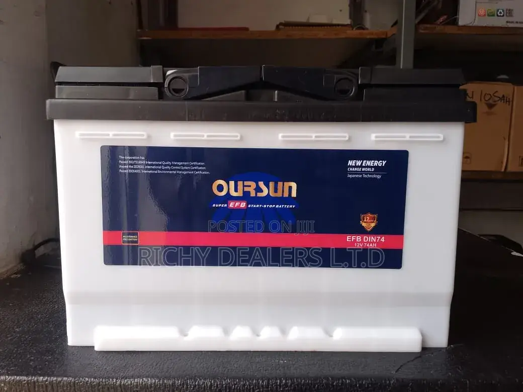 Efb Din74mf (12v/74ah) Start Stop Car Battery