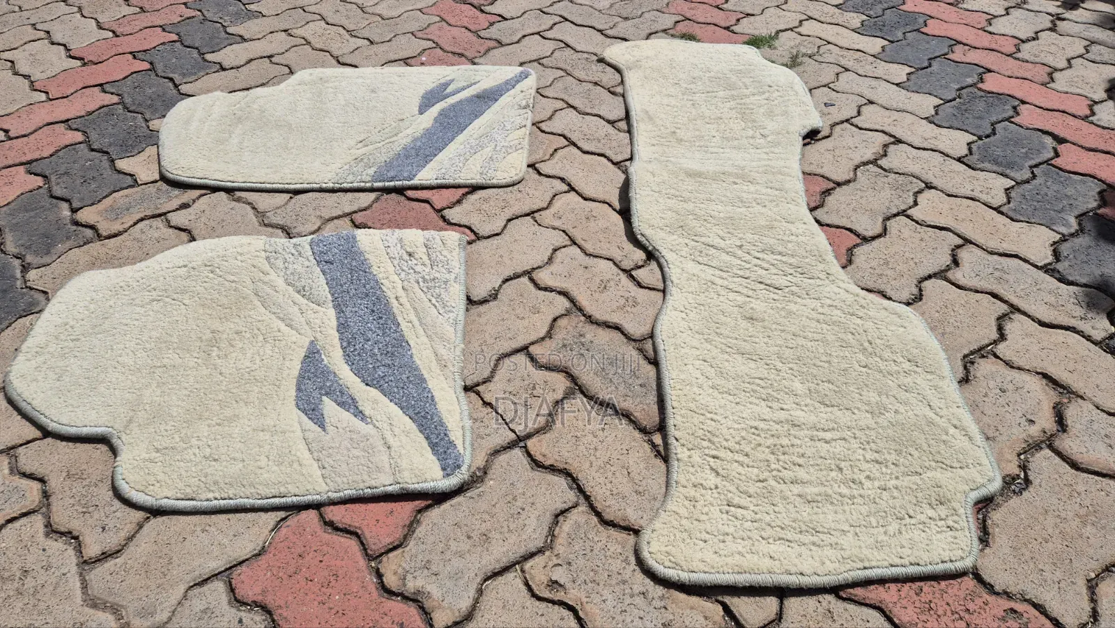 Prado J150 Beige Woolen Car Floor Mats