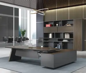Office Desk;L-Shaped Corporate Executive Desk 1800mm