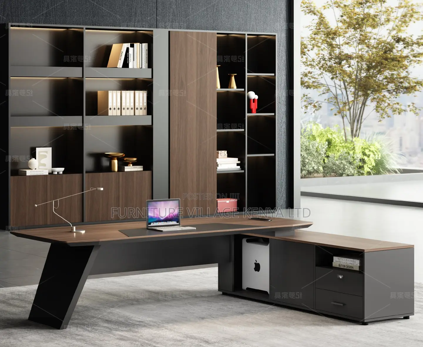 Office Desk;L-Shaped Corporate Executive Desk 1800mm