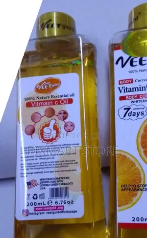 Vitamin C Body Oil 200ml Brightening Moisturizing Glow Oil