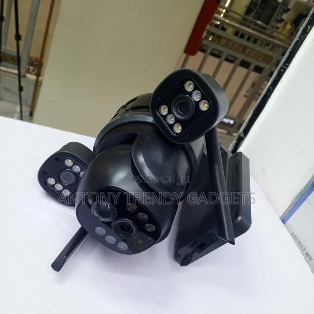 Outdoor Solar CCTV Camera 360° PTZ Two Way Audio