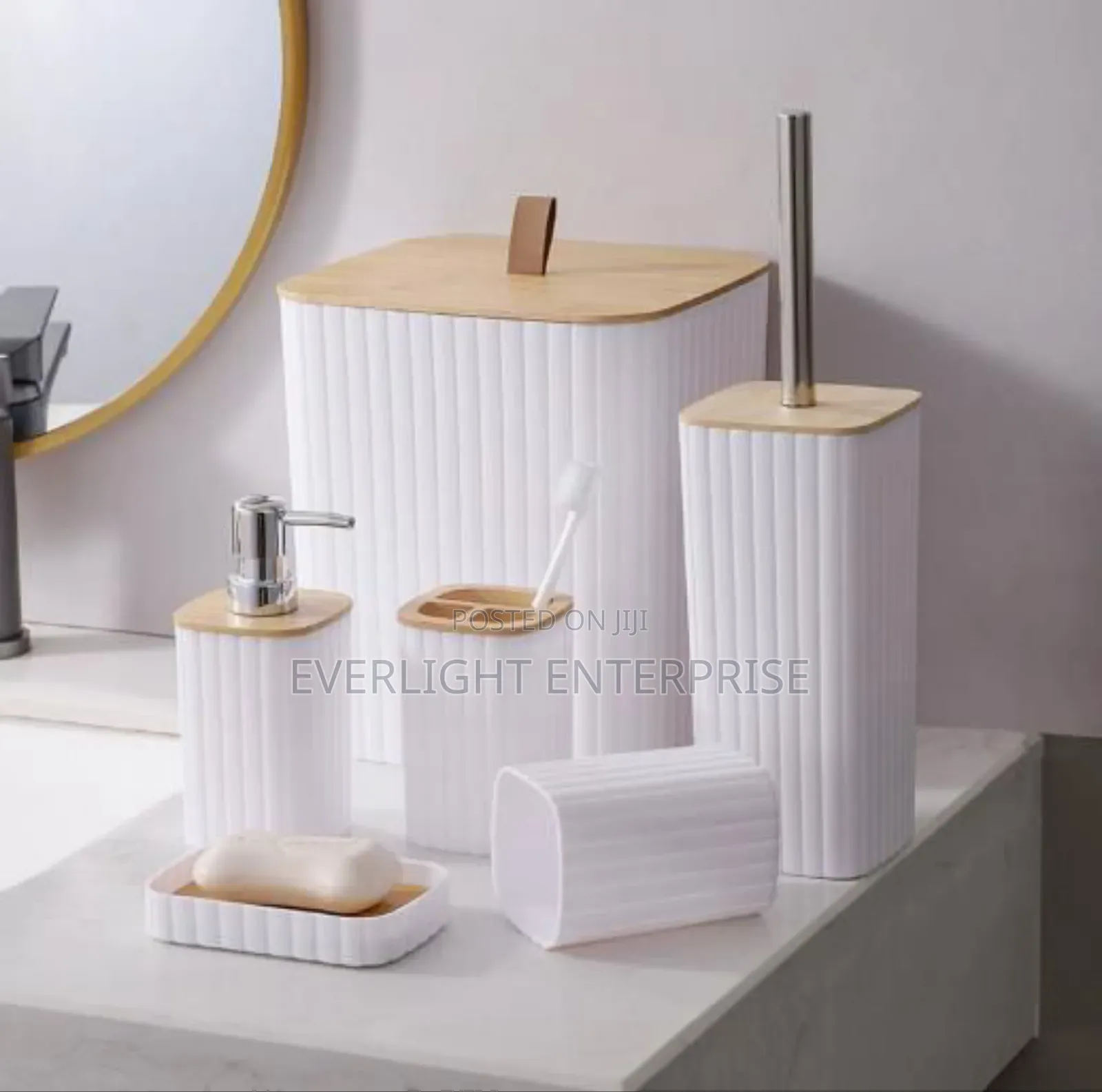 Bathroom Bamboo Set