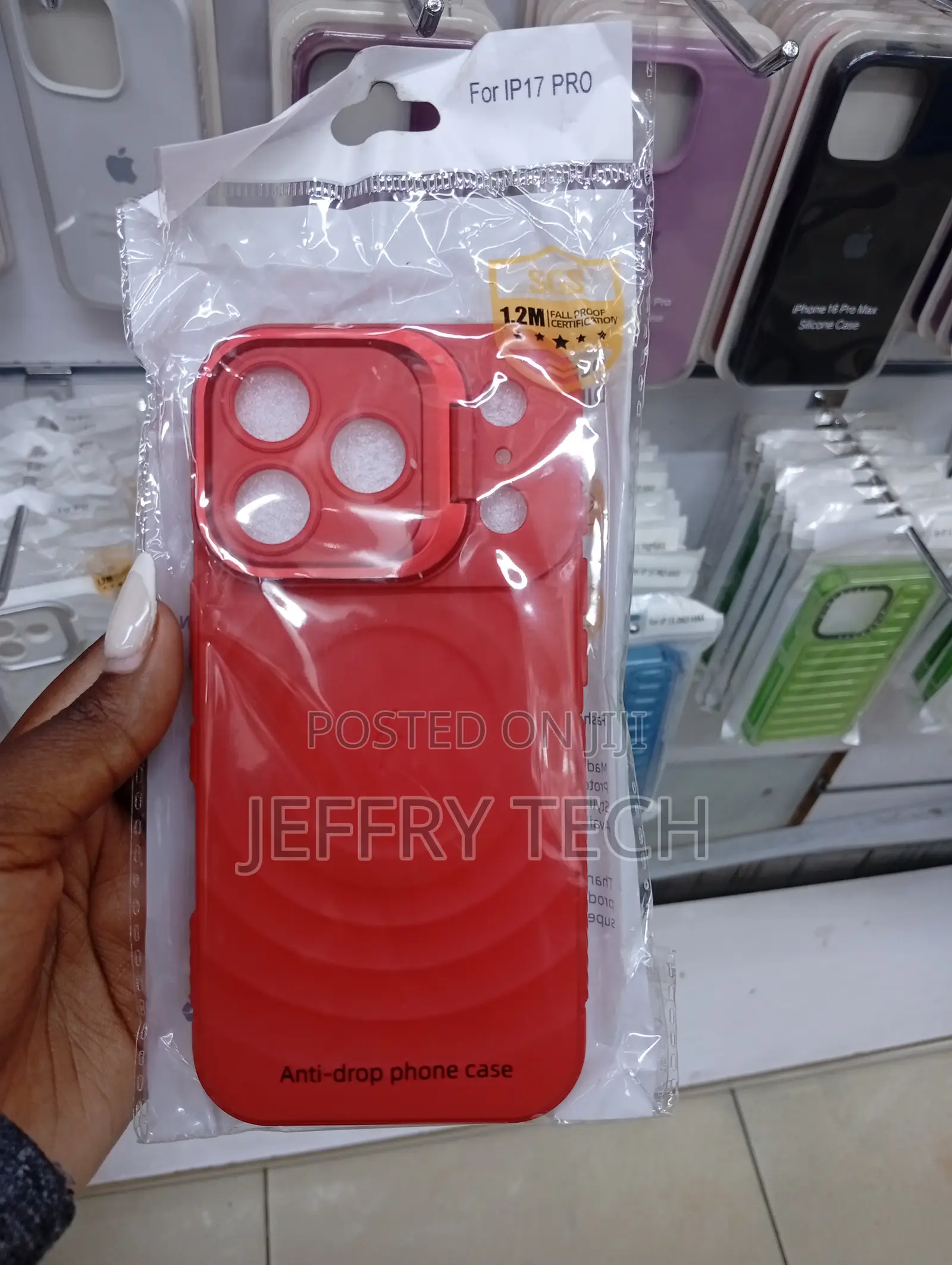 Anti-Drop Silicone Case for the iPhone 17 Pro