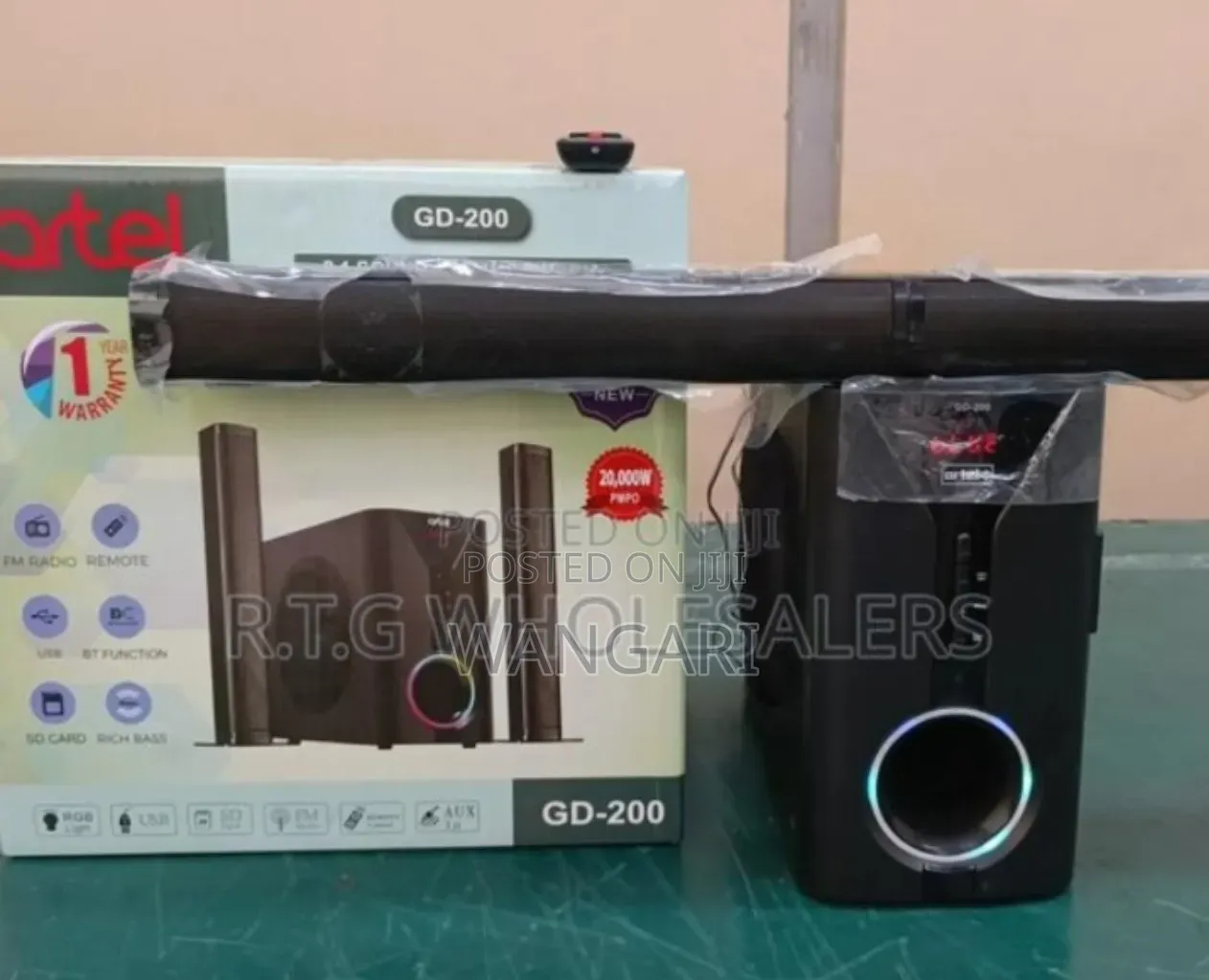 With Remote Control Artel Subwoofer. 527
