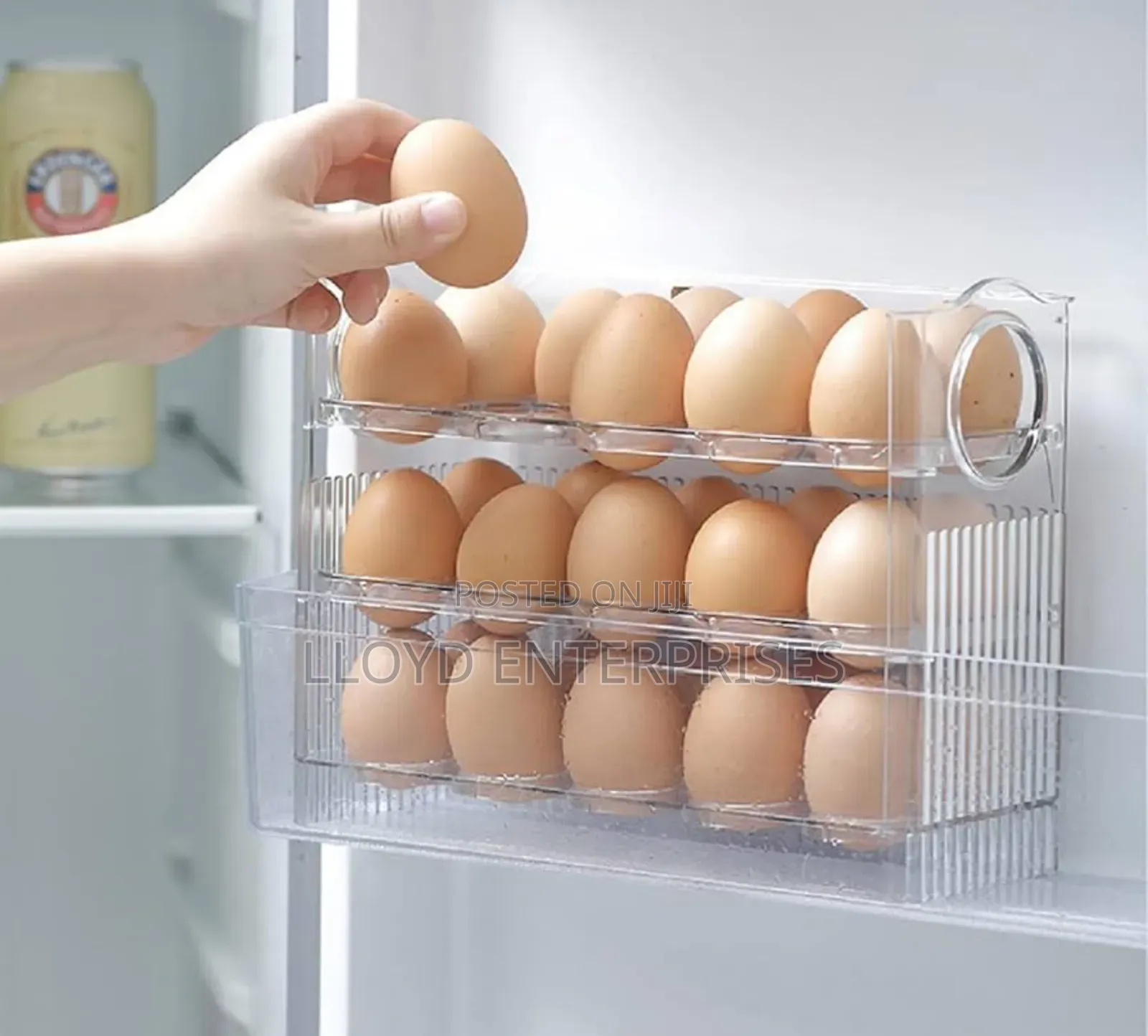 30eggs Acrylic Fridge Egg Storage Rack
