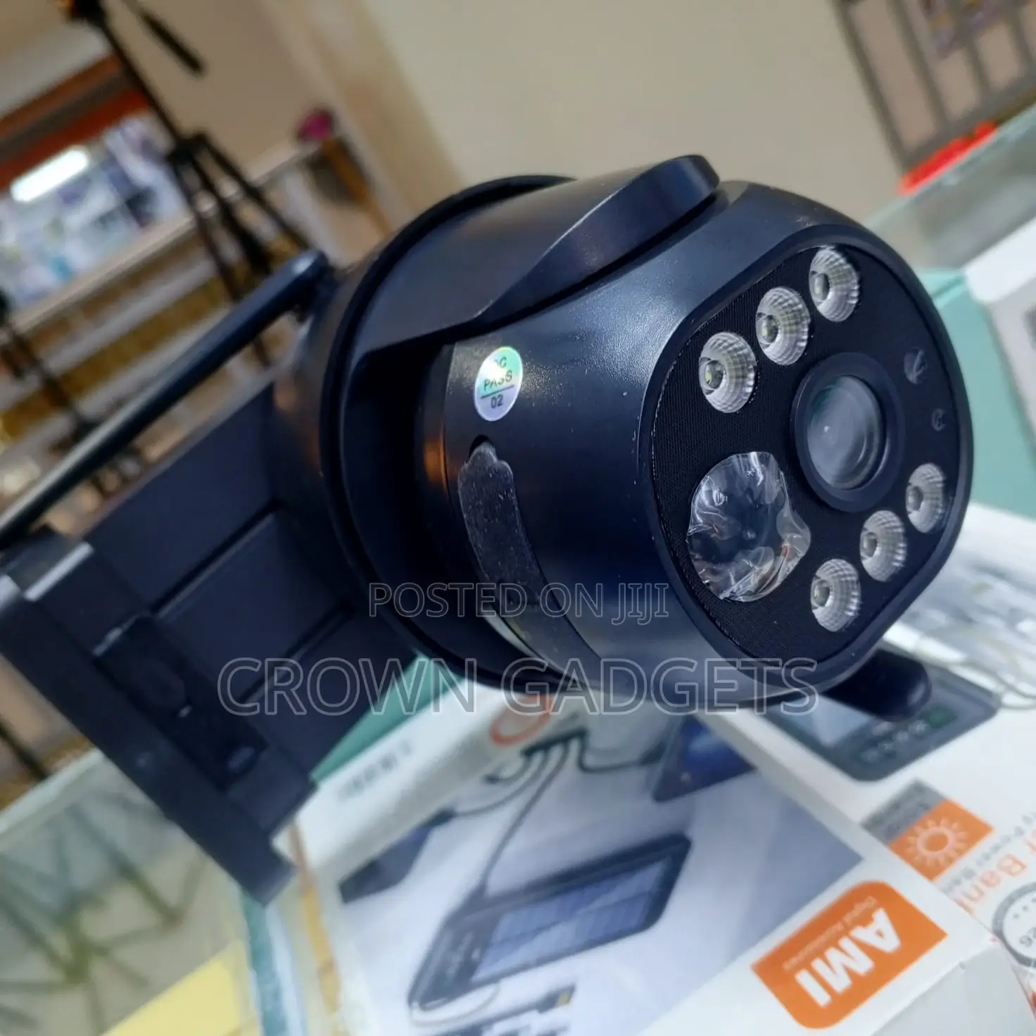 Solar Powered PTZ Camera 360° Wifi Outdoor Security Cam