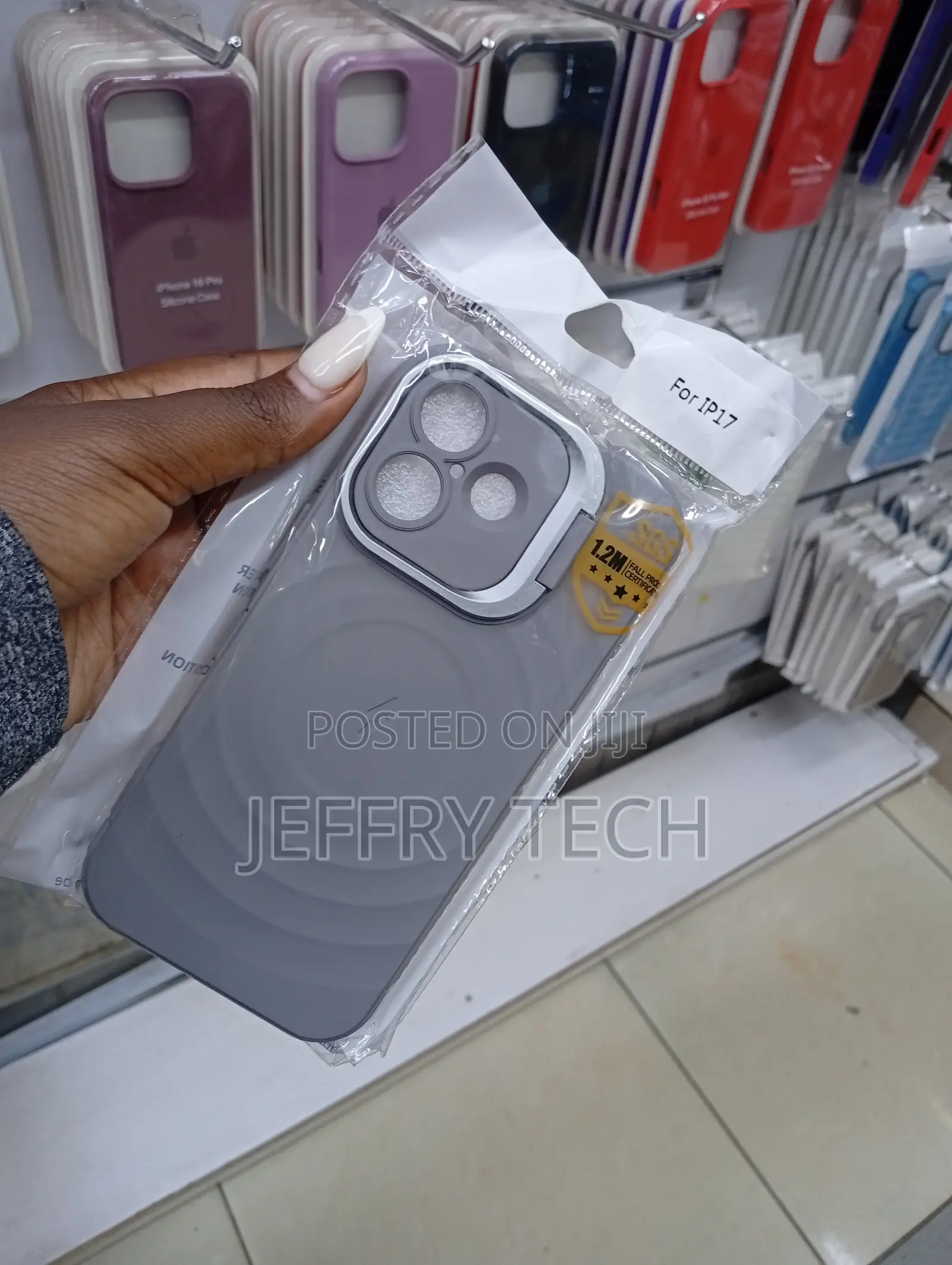 Case With a Camera Lens Protector Stand for the Apple iPhone 17.