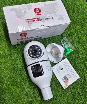 Dual Lens Bulb Camera V380 360 Bulb Camera PTZ