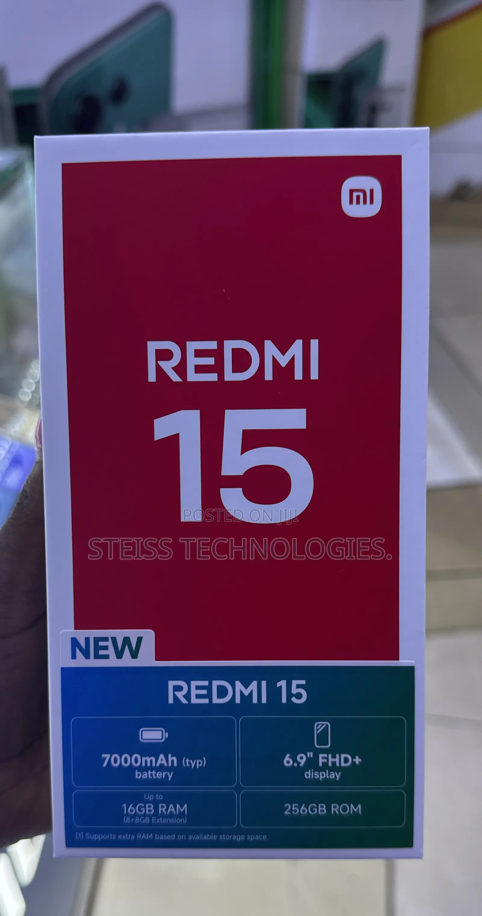 New Xiaomi Redmi 15 128 GB Red