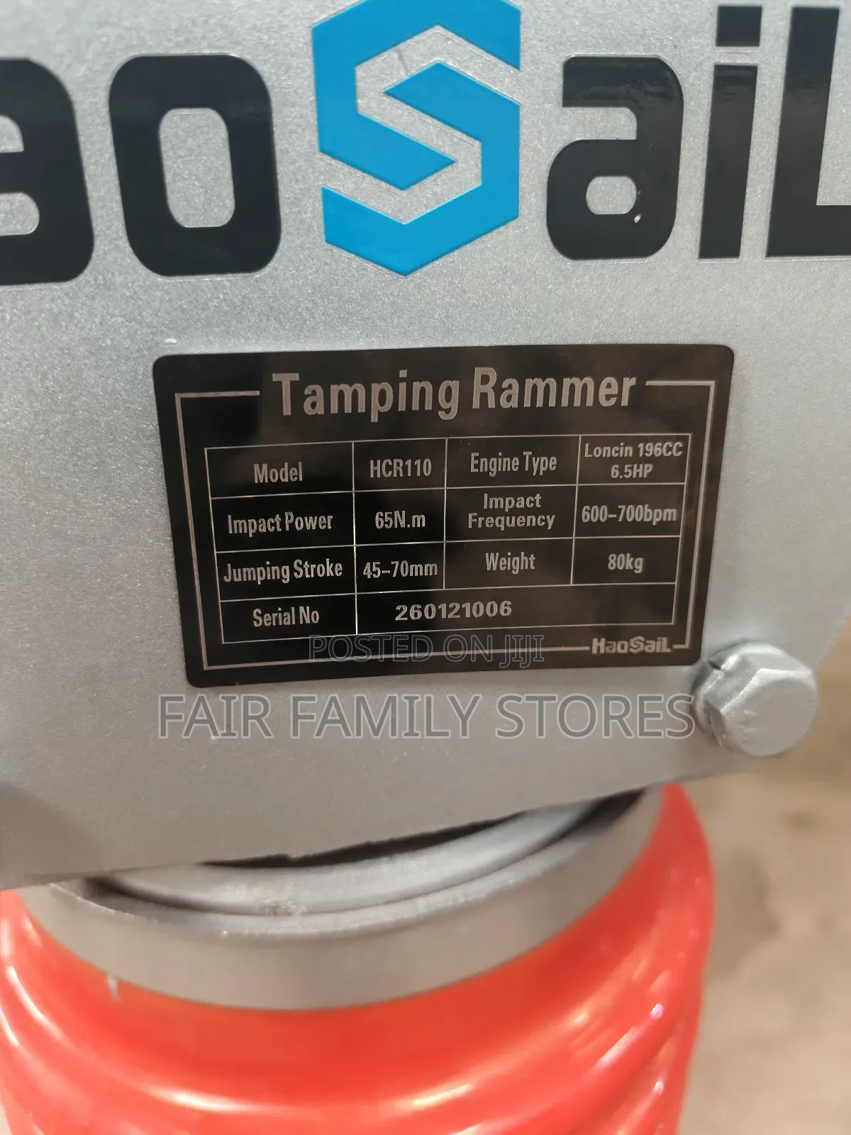 Tamping Rammer With Loncin Engine