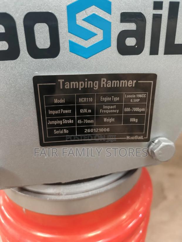 Tamping Rammer With Loncin Engine - thumbnail 3