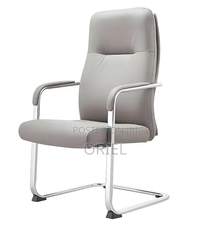 Office Chair : Executive Sled Base Gray Office Waiting Chair
