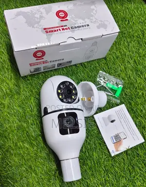 Dual Lens Wifi Bulb CCTV Camera