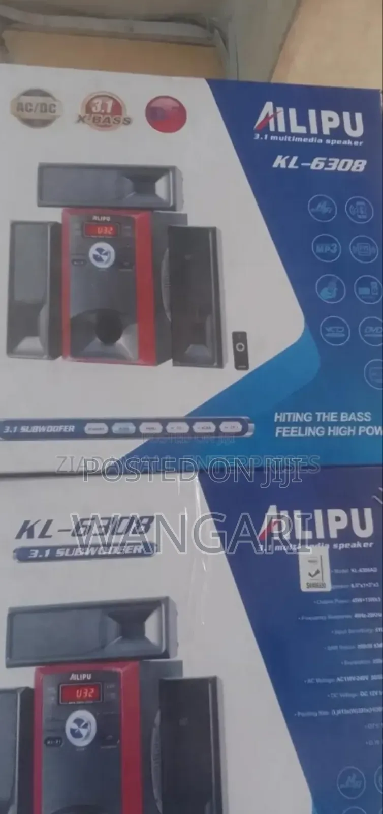 With Led Lights 3.1ch Ailipu Home Theatre