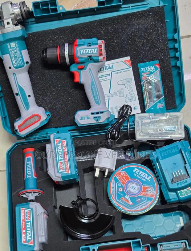 Total Cordless Drill and Grinder Combo/ Cordless Combo