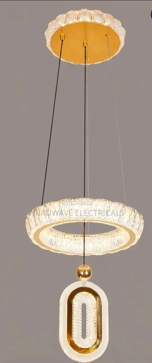 Modern Crystal Chandelier Hanging Pendant Light Jv5
