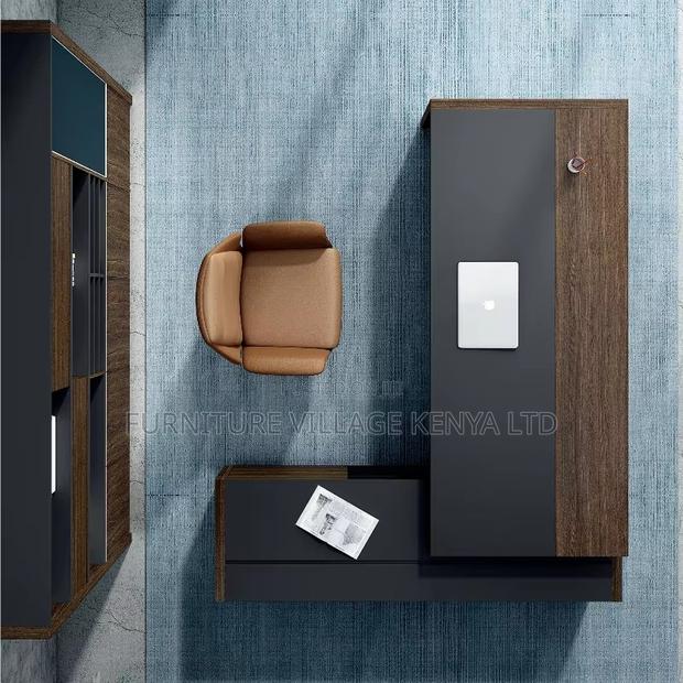 160cm Executive L-Shaped Imported Office Table - thumbnail 9