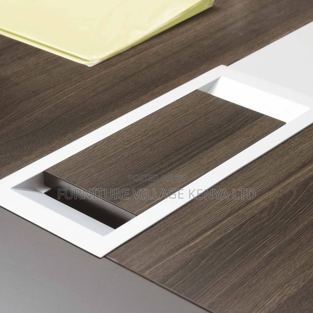 160cm Executive L-Shaped Imported Office Table - thumbnail 8