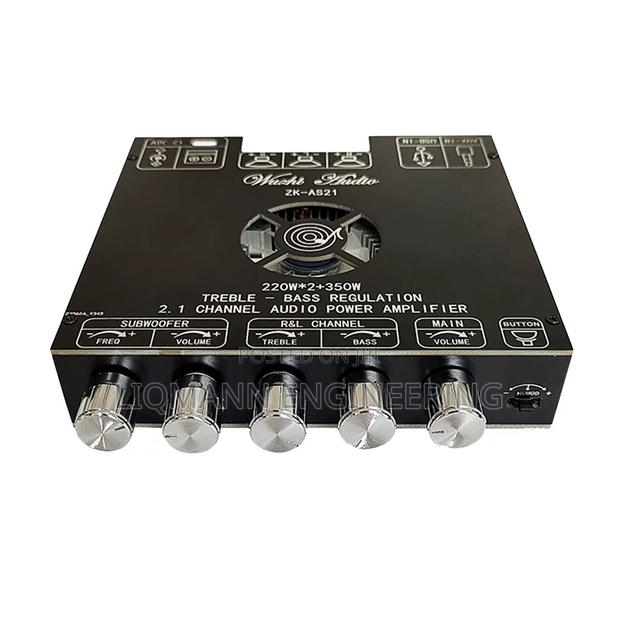 Class D High Power Bt Amplifier Board (2.1 Channel 220w + 220w + 350w)