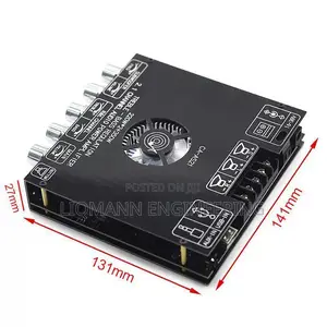 Class D High Power Bt Amplifier Board (2.1 Channel 220w + 220w + 350w)