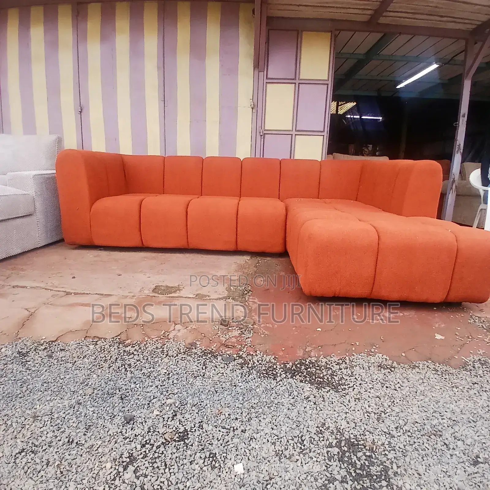 6 Seater Sunset Lounge Bubble L-Shape Sofa