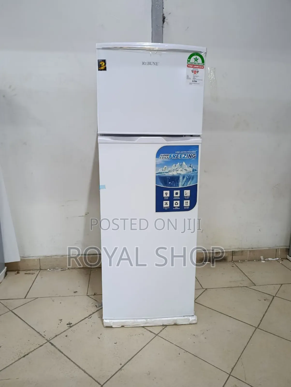 Rebune 275litres Double Door Refrigerator