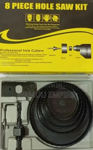 8-Piece Hole Saw Kit