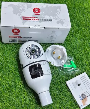 Advanced V380 Dual Lens Bulb Camera Ai Tracking CCTV