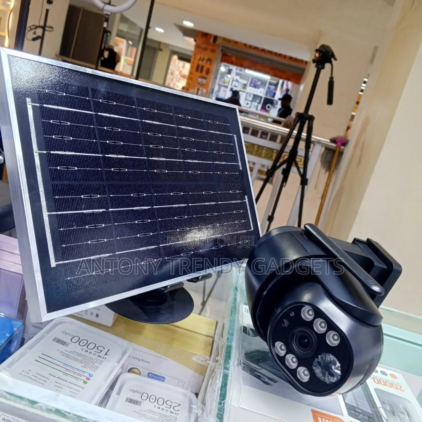 Solar PTZ Security Camera 360° Wifi Outdoor CCTV Motion Alert