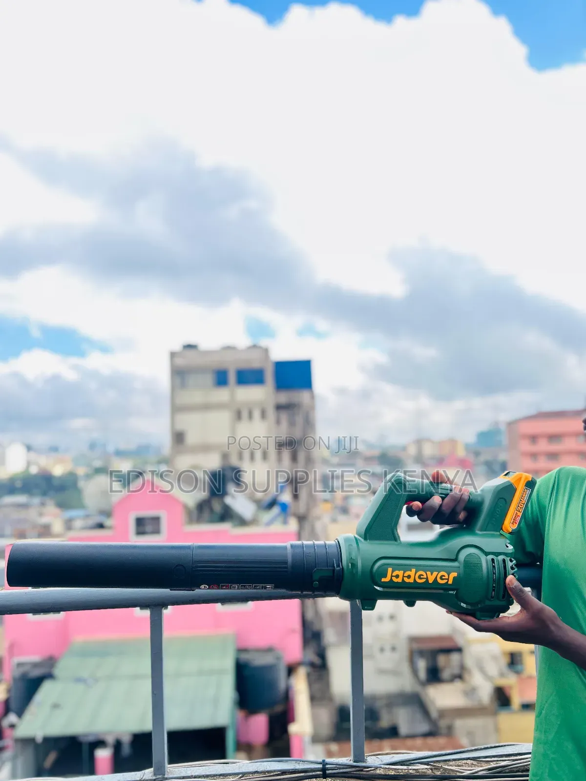 Cordless Leaf Blower 20v Jadever Air Duster Rechargeable Battery