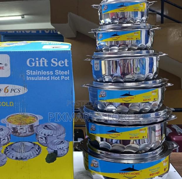 Happy Home 6-in-1 Stainless Steel Hotpot Set (500ml–10l)