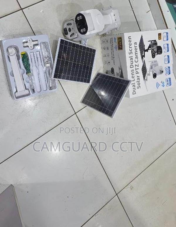 6mp Ubox Dual Lens Solar Powered PTZ Security Camera
