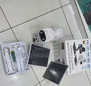6mp Ubox Solar Powered Dual Lens PTZ CCTV Camera