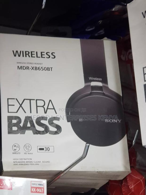 Sony Extra Bass Wireless Headphones Black