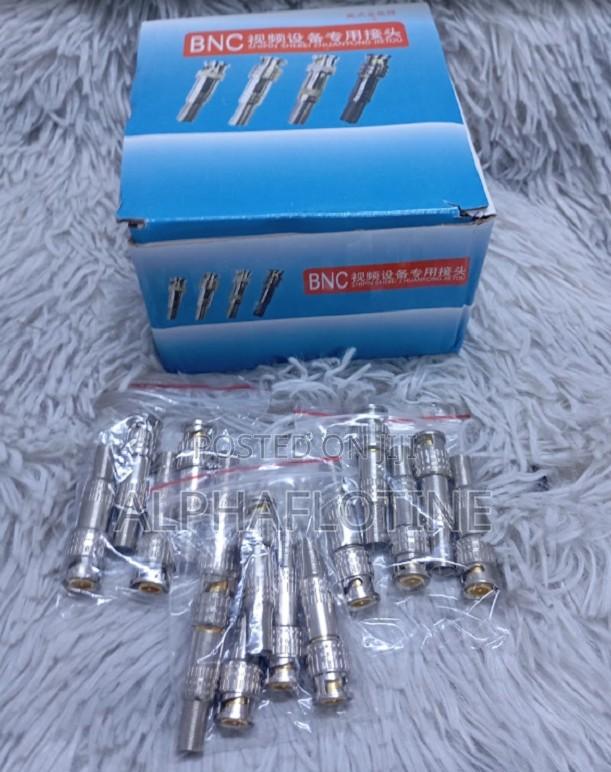 1 Packet of 100pcs– BNC Connectors for CCTV Cameras