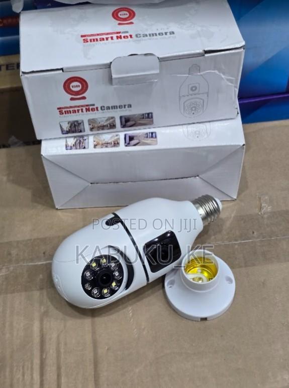 Dual Lens Bulb PTZ Smart Net Wireless Camera
