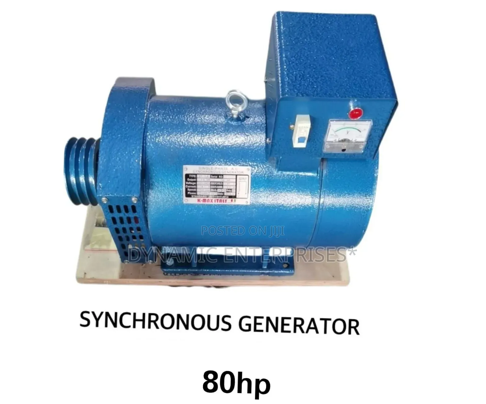 K-Max Italy 80hp Synchronous Generator