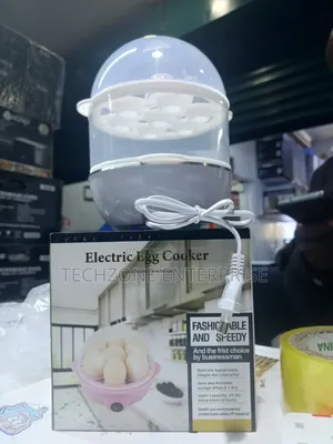 Double Layer Electric Egg Boiler Automatic Off 14 Egg Poacher 