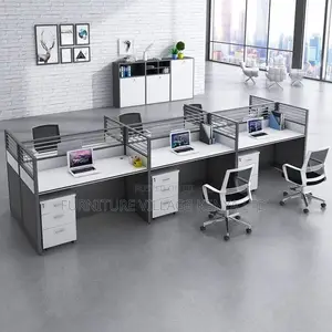 6-Seater Imported Office Modular Workstation