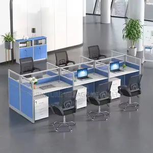 6-Seater Imported Office Modular Workstation