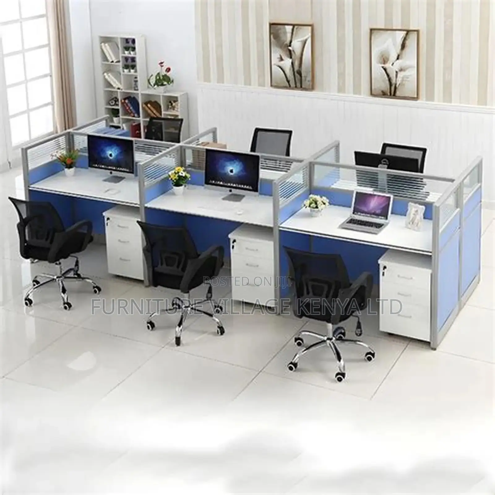6-Seater Imported Office Modular Workstation