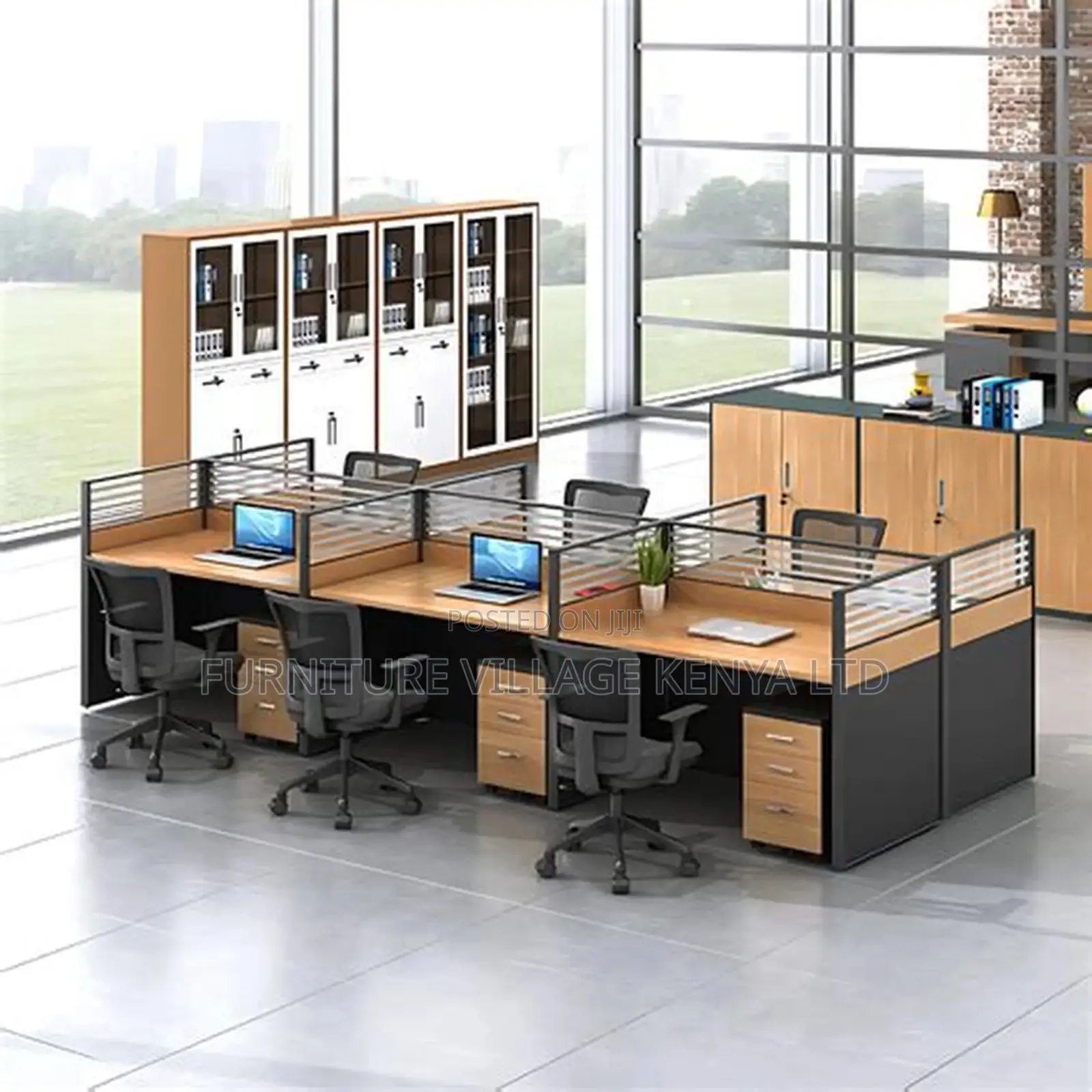 6-Seater Imported Office Modular Workstation